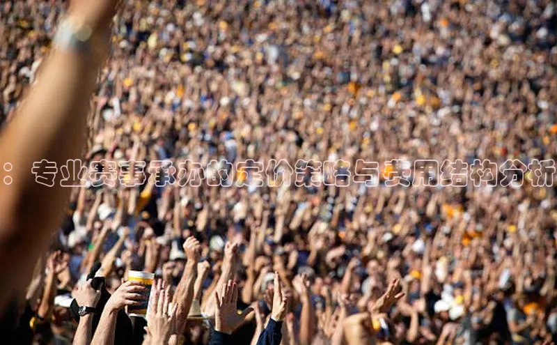 ：专业赛事承办的定价策略与费用结构分析